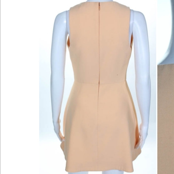 ELIZABETH AND JAMES PEACH CREW NECK GEORGIA DRESS - Picture 2 of 6